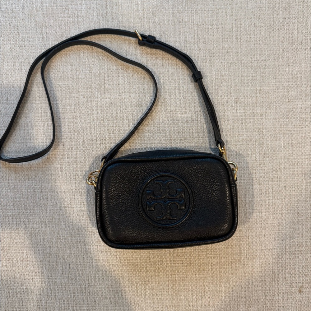 Tory Burch Black Leather Crossbody Bag